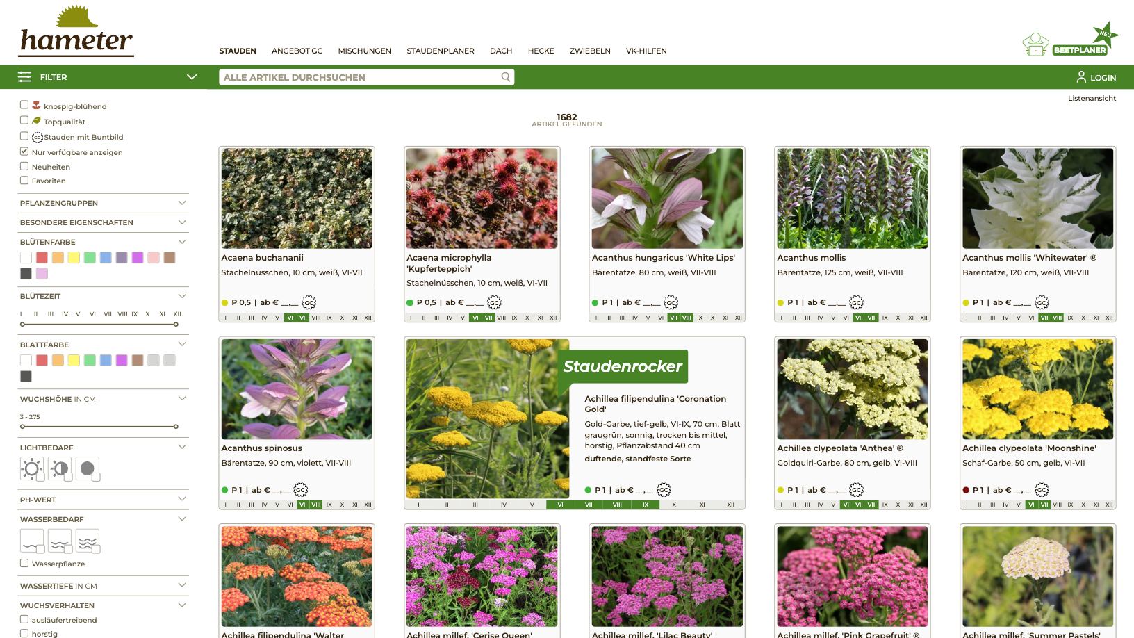 Stauden Ring Webshop