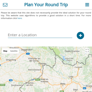 Vorschau Projekt Plan Your Roundtrip